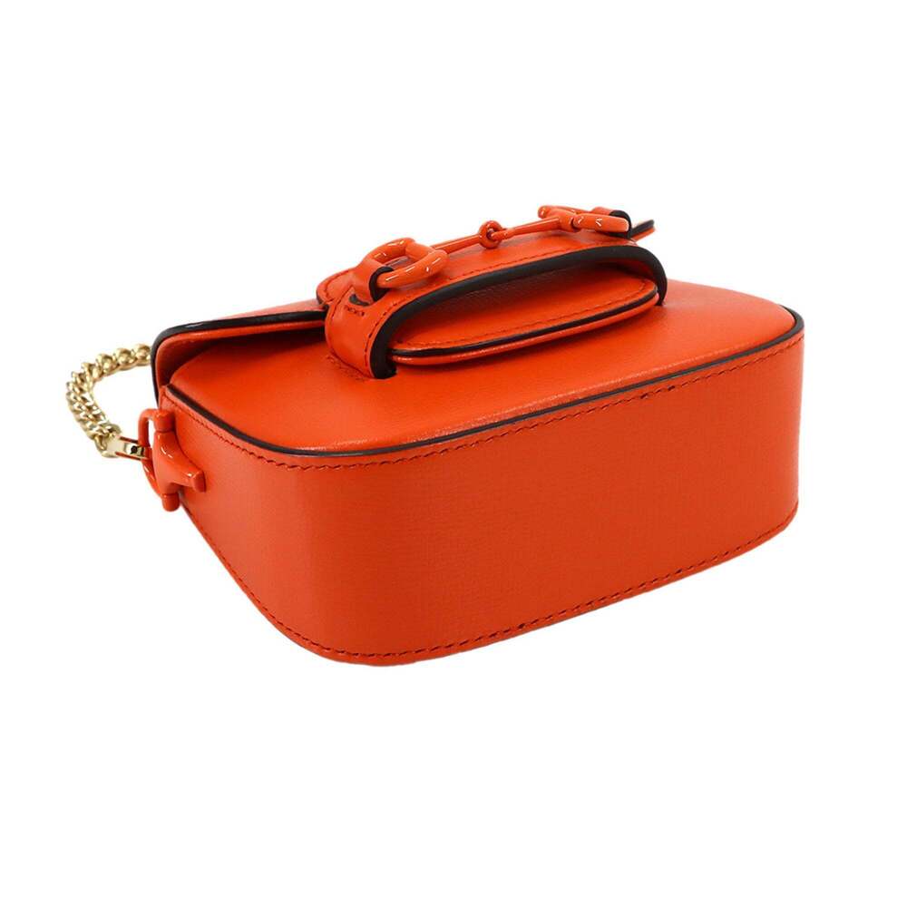 GUCCI Orange Leather Horsebit Bag - Picture 5 of 10